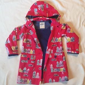 Mini Boden lined & hooded jacket